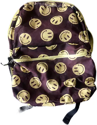 Smiley Face Backpack Pre-Owned PO#34010 FACTORY#123 • $9.49