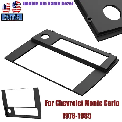 For 1978-1985 Chevrolet Monte Carlo Double Din Dash Bezel Radio Mounting Kit US • $34.99