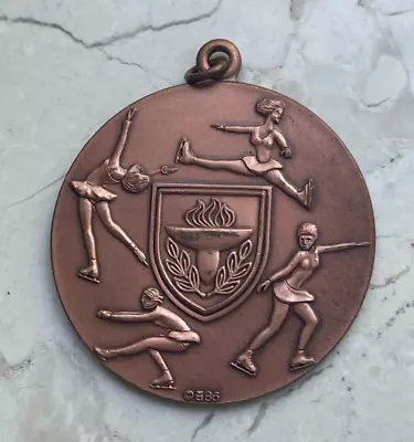 1986-Dated Olympics Figure Skating Bronze Medal • £14.46