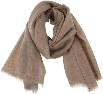 100% Hand Made Cashmere Pure Pashmina Scarf Lightweight Made In Nepal • $28.99
