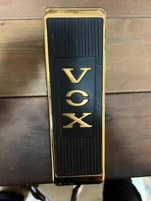 VOX V847G LIMITED EDITION WAH-WAH Guitar Effect Pedal Gold Vintage Working • $188.50