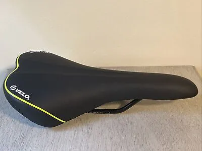 Velo Bike Seat Saddle Black Green **Free Shipping** • $30.39