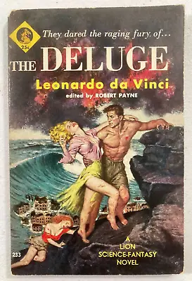 The DELUGE By Leonardo Da Vinci Vintage 1955 Sci-fi Novel Fantasy Fiction • $24.95