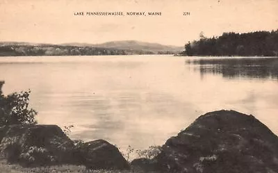 Vintage Postcard 1910's View Lake Pennesseewassee Norway Maine ME • $8.78