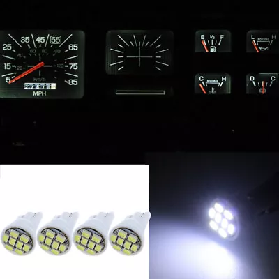 Gauge Cluster 168 194 8SMDLED Dashboard Bulb White For Chevy 67 72 Truck C10 K10 • $13.08