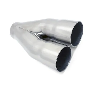 Yonaka 2-1 2.5  Exhaust Merge Collector 2.5  OD Inlet 2.25  ID Dual Outlets • $56.35
