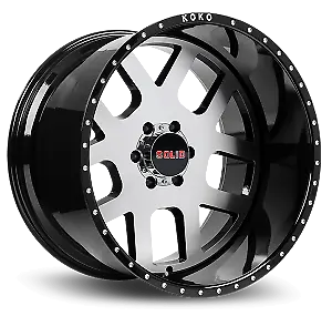 22” 8x180 Chevy 2500 Hd Silverado Sierra Machined+gloss Black Alloy Wheels (new) • $1499