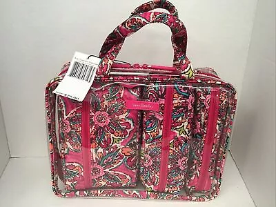 VERA BRADLEY 4 Piece Cosmetic Organizer SUNBURST FLORAL  Set Case Travel NWT • $49.21