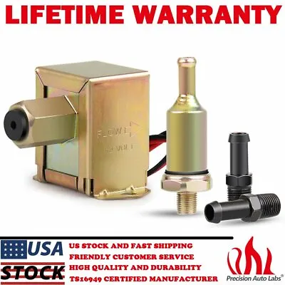 12V 2.5-4PSI Standard Facet Universal Electric Fuel Pump Metal Gas Petrol Diesel • $17.95