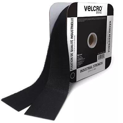 VELCRO® 2  Wide Self Adhesive Hook And Loop Strip Black Heavy Duty Brand 2 X 36  • $20.99