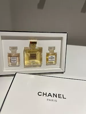 CHANEL COCO Mademoiselle/Gabrielle/N5 Collectable Miniature Perfume Set • $88.99