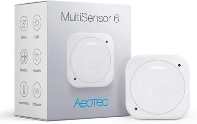 $109.86 • Buy Multisensor 6, Z-Wave Plus 6-In1 Motion, Temperature, Humidity, Light, UV, Vibra