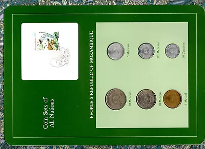 Coin Sets Of All Nations Mozambique 1982 UNC But 51020 Meticais 1980 3.2.85 • $13.30