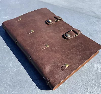 Beautiful Leather Journal - Vintage Brown • $12