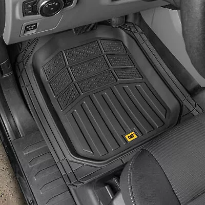 CAT® 3pc Rubber Truck Floor Mats For All Weather Protection Semi Custom Fit⭐⭐⭐⭐⭐ • $45.99