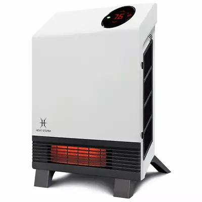 Portable Space Heater Infrared Quartz Floor To Wall Unit Remote Quiet 1000 Watt • $115.05