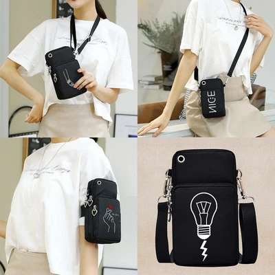 £6.99 • Buy 3 Layers Shoulder Wallet Bag Cross Body Phone Bag, Waterproof Crossbody Bags UK