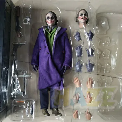Batman: The Dark Knight Joker Heath Ledger Pvc Figure Model Toy  • £130.19