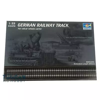 US Stock Trumpeter 1/35 00213 German Railway Track For Train Static Kit Warfare • $22.80