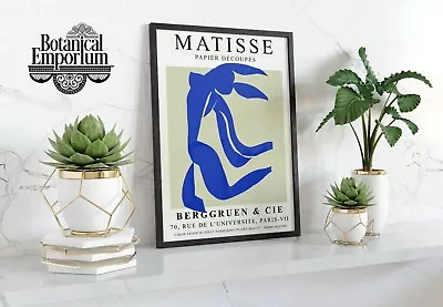 £48.99 • Buy Matisse Papier Poster, Vintage Art Exhibition Print, Framed A6 A5 A4 A3 A2 A1