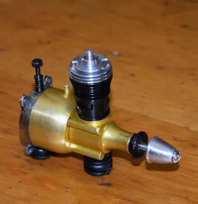 Cox Golden Bee .049 Model Airplane Engine 049 Vintage Spinner Tank 1/2A CL FF • $59