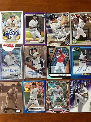 (50) Detroit Tigers Auto Numbered #ed Rookie Lot Riley Greene Skubal Cabrera /50 • $9.99