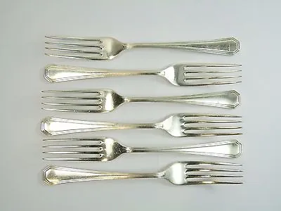 MAPPIN & WEBB Cutlery - ATHENIAN Pattern - Dessert Forks - Set Of 6 • $62.22