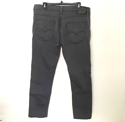 Levi's 508 Regular Taper Fit Jeans Mens 34 X 30 Gray Denim • $13.99