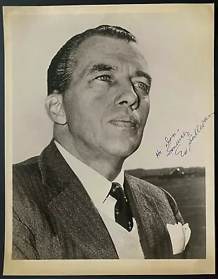 Ed Sullivan Signed Photo Autographed Portrait Celebrity Hollywood Authentic JSA • $400