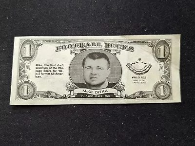 1962 Topps Football Bucks # 47 Mike Ditka RC (HOF) - Chicago Bears (VG) • $24.95