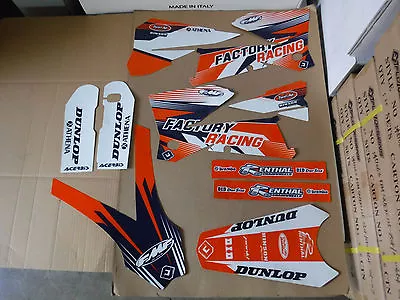 Flu Designs Pts3 Team Ktm Graphics 2005 2006 Sxf  Sx & 2006 2007 Exc Xcwf Xcw  • $39.99