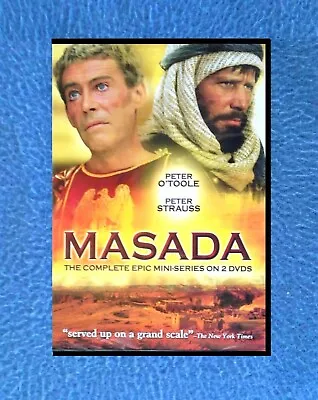 Brand New Dvd Masada Mini-series Stars Peter O'toole Rome Vs Jewish Refugees • $29.95