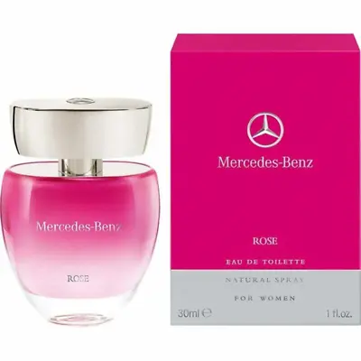 MERCEDES BENZ ROSE Eau De Toilette 30ml EDT Spray - Brand New • £33.93