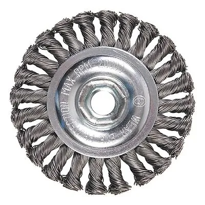 Mercer Industries 186510B - 4 X 1/2 X 5/8-11 Knot Wire Wheel .020 Carbon Ste • $10.89