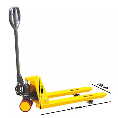 Hand Pallet Pump Truck Mini Pallet Truck Narrow Forks 500kg BRAND NEW • £279.99