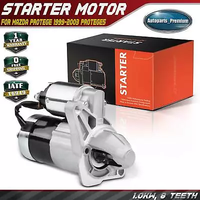 Starter For Mazda Protege 99-03 Protege5 2002-2003 1.0kw 12V CW 8T Auto Trans.  • $59.99