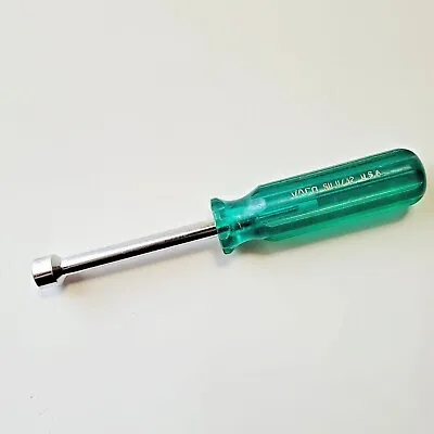 VACO S11 11/32” Hex Nut Driver Green Handle Hollow Shaft USA • $10.95