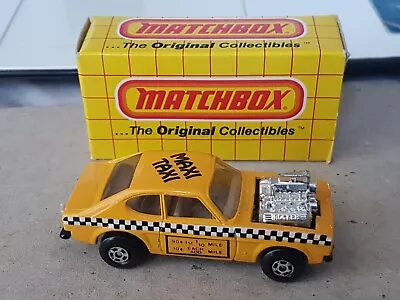 Matchbox Rolamatics Ford Capri Maxi Taxi 1973 Boxed • £24.99