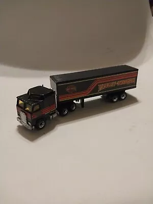 1981 Vintage Matchbox Harley Davison Black/red/orange Semi Articulated Trailer • $10