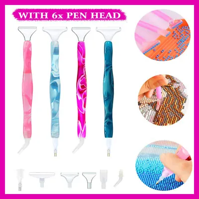 $5.50 • Buy 5D Resin Diamond Painting Pen Resin Point Drill Pens Cross Stitch DIY Craft Art