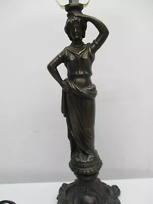Loevsky Goddess Table Lamp L&L WMC Figural Lady Neoclassical • $85