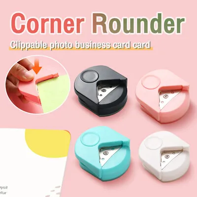 Mini Portable Paper Corner Rounder Photo Cutter DIY Craft Tools Paper Trimmer US • $8.24