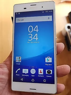 Sony Xperia Z3 D6603 - 16GB - White (Unlocked) Smartphone • $198.55