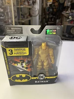 Spin Master DC Caped Crusader Gold Armored Suit Batman • $14.99