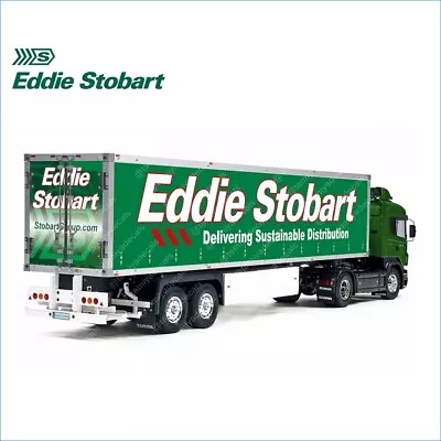 Tamiya 56302 1/14 Trailer Eddie Stobart Delivering Laminated Side Decals Sticker • £45.24