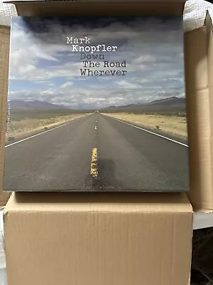 Mark Knopfler ‎Down The Road Wherever Deluxe Box Set 3 Vinyl Plus CD Sealed.BNWT • £77.80