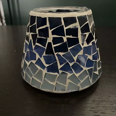 Mosaic Candle Shade~4.25 Tx5.25 W~Glass (B50) • $22