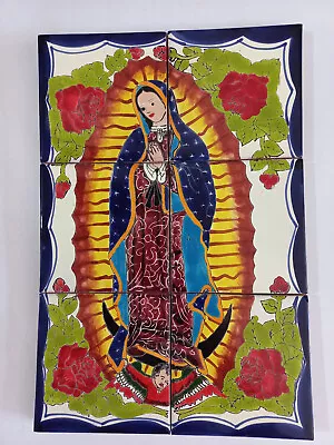 13  CERAMIC TILE MURAL Mexican Talavera Mosaic Hand Painted Backsplash • $59