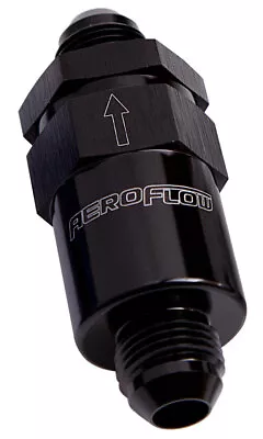 Aeroflow Billet Fuel Filter -8AN Black 30 Micron Bronze Filter AF609-08BLK • $35.98