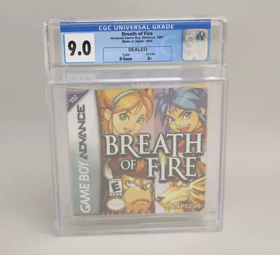 Breath Of Fire Nintendo Game Boy Advance GBA New Sealed H-Seam CGC Graded 9.0 A+ • $499.99